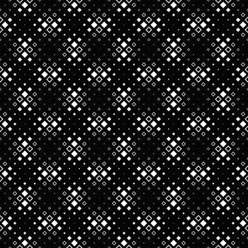 Abstract monochrome seamless square pattern background design イラスト素材