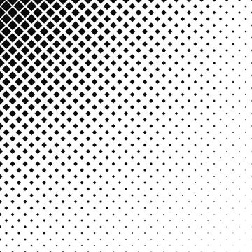 Abstract monochrome square pattern background Stock Illustration