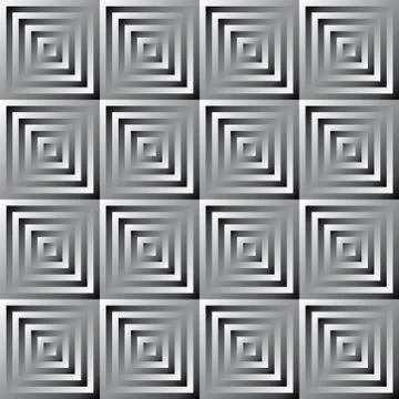 Abstract monochrome squares pattern 스톡 일러스트