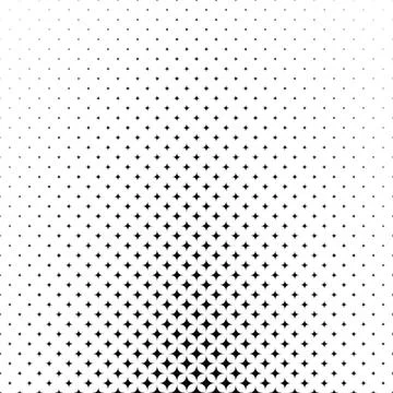 Abstract monochrome star pattern background design Stock Illustration