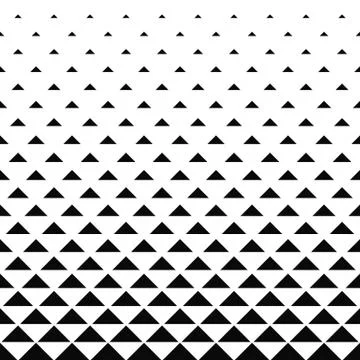Abstract monochrome triangle pattern background イラスト素材