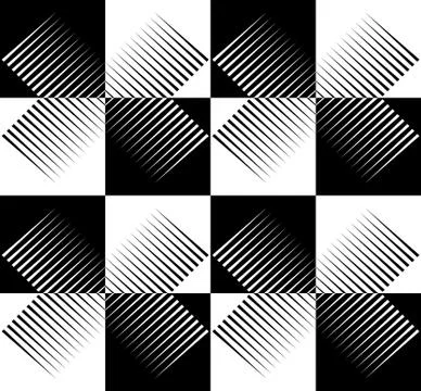 Abstract monochrome vector pattern / background. Seamlessly repeatable. Illustrazione stock