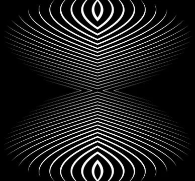 Abstract monochrome vector pattern / background. Seamlessly repeatable. Ilustração Stock