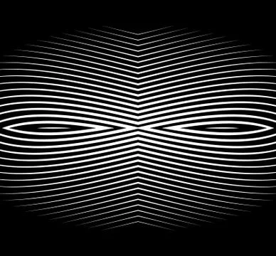 Abstract monochrome vector pattern / background. Seamlessly repeatable. Stock Illustration