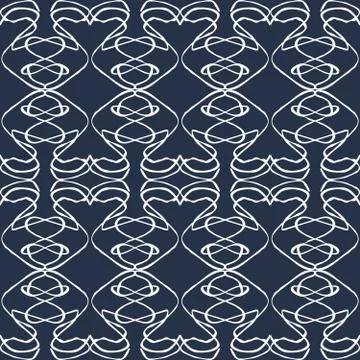 Abstract monochrome vintage seamless pattern Stock-Illustration