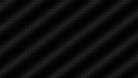 Abstract monochrome wave pattern of white cross symbols on black Stock Footage 335875031