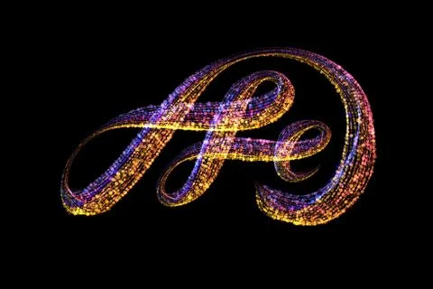 Abstract monogram decoration with letter E for your text or design. Made of Stock Illustration