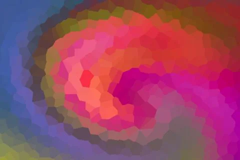 Abstract monogramous background colorful effect kaleidoscope fragment pink Stock Illustration