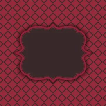 Abstract Moroccan texture. Can be used the printable outline, crafts, and oth Stock Illustration