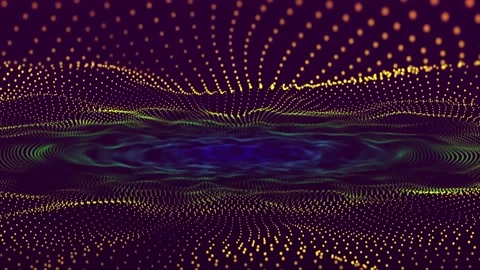 Abstract morphing background. Futuristic science infographic. Vídeo Stock 236690800