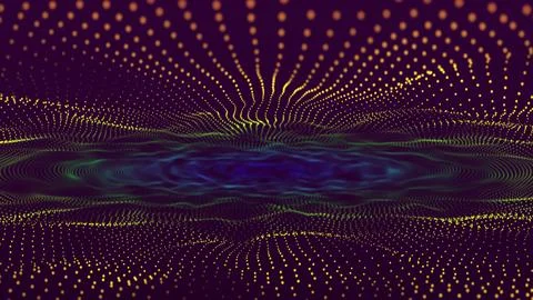 Abstract morphing background. Futuristic science infographic. Vector illust.. Illustration