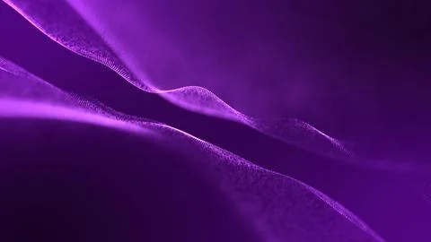 Abstract morphing background, glowing dots and depf of field. trapcode form.. 스톡 일러스트