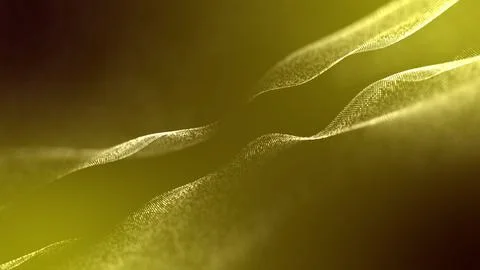 Abstract morphing background, glowing dots and depf of field. trapcode form.. Illustration