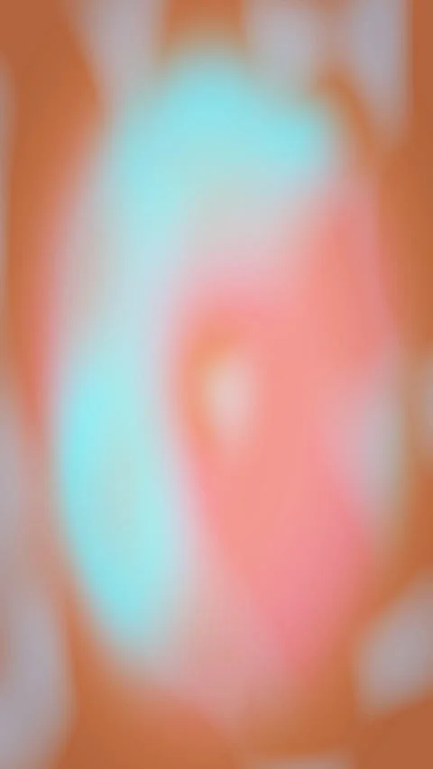 Abstract morphing gradient animated background with cyan soft colors Stock Footage 331181022