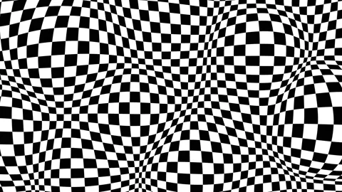 Abstract Morphing monochrome Checker Surface motion background Stock Footage 220153949