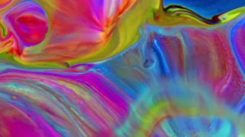 Abstract Morphing Paint Spreads Flow Shapes Background 1 Stock Footage 314237991