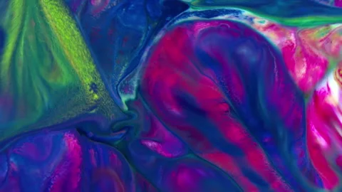 Abstract Morphing Paint Spreads Flow Shapes Background 2 Stock Footage 314237992