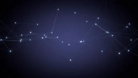 Abstract Morphing Triangular Grid Shape - Modern Technology Background Stock Footage 336029506