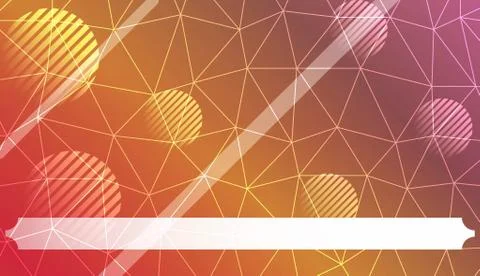 Abstract mosaic backdrop with triangles, line, circle, space for text. Bright 스톡 일러스트