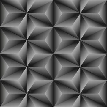 Abstract mosaic background. 3d seamless geometric pattern. Vector illustration Stock Illustration