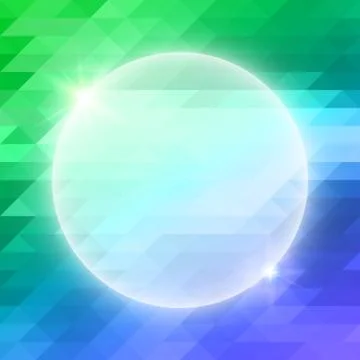 Abstract mosaic background of colored triangles in blue and green shades Stock Illustration