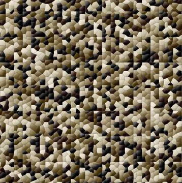 Abstract mosaic background-dark brown Stock Illustration