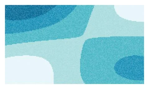Abstract mosaic background featuring flowing teal and blue waves in organic.. Ilustración de archivo