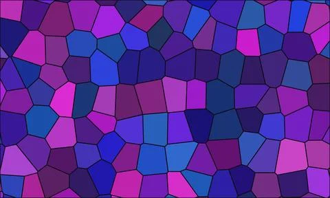 Abstract mosaic background featuring rounded geometric shapes in shades of .. Stock Illustration