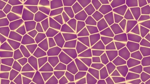 Abstract mosaic background, geometric pattern, purple and gold Stock Footage 331359935