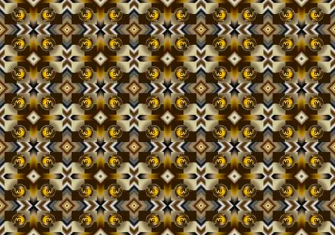 Abstract mosaic background gradient brown shades Stock Illustration