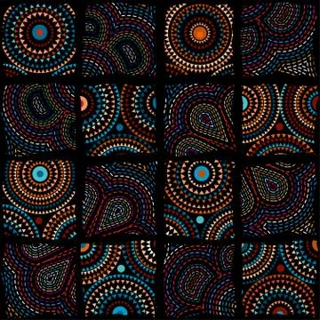 Abstract mosaic background Stock Illustration