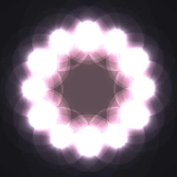 Abstract mosaic background with light spots Stock Illustration
