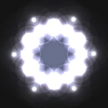 Abstract mosaic background with light spots Stock Illustration