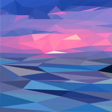 Abstract mosaic background low poly geometric style Illustrazione stock