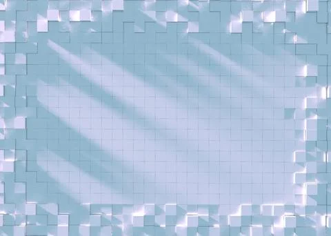Abstract mosaic background with rays from light Stock Illustration