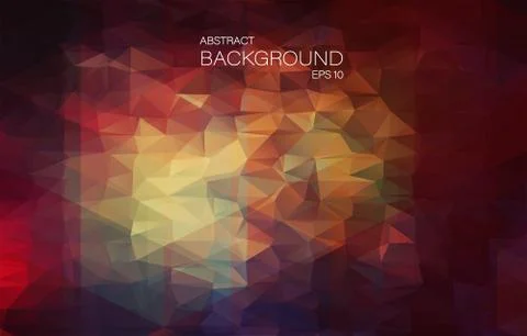 Abstract mosaic background with triangle shapes Stock Illustration