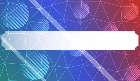 Abstract mosaic background with triangles, line, circle, space for text. Temp イラスト素材