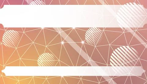 Abstract mosaic background with triangles, line, circle, space for text. Temp Stock Illustration