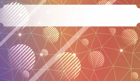 Abstract mosaic background with triangles, line, circle, space for text. Temp イラスト素材