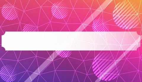 Abstract mosaic background with triangles, line, circle, space for text. Temp Stock Illustration