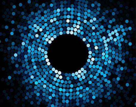 Abstract mosaic blue background Stock Illustration