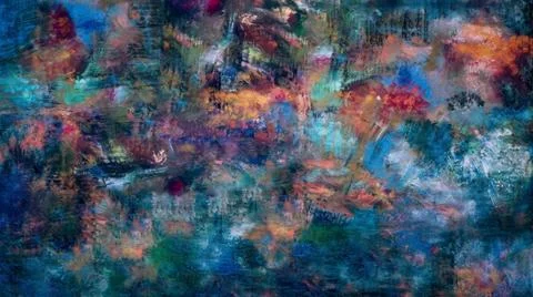 Abstract mosaic of colorful rectangles creating a textured and dynamic visu.. 스톡 일러스트