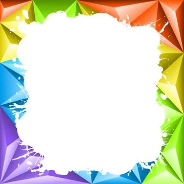 Abstract Mosaic Frame Stock Illustration