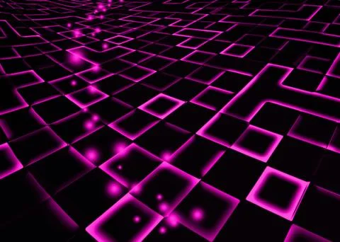 Abstract mosaic fuchsia background 스톡 일러스트
