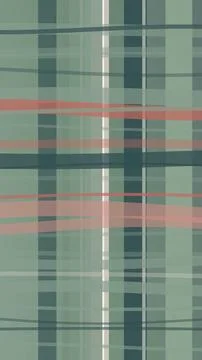 Abstract mosaic grid pattern with teal, blue, and muted pink blocks creates.. Illustrazione stock