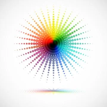 Abstract mosaic halfton background Stock Illustration