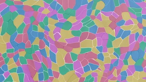 Abstract Mosaic Loop: Vibrant Colors and Dynamic Texture Stock Footage 325772668