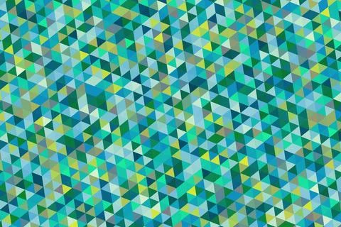 Abstract mosaic pattern with blue green yellow colors Stock Photos