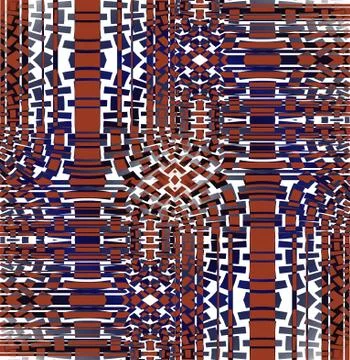 Abstract mosaic pattern brown gray purple white shifted Stock Illustration