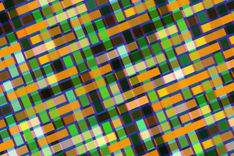 Abstract mosaic pattern of colorful pixelated blocks Stock Illustration